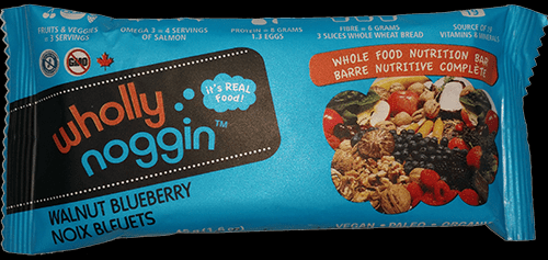 Wholly Noggin Foods LTD Walnut Blueberry 45g 12/box