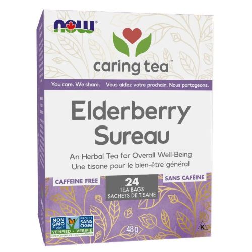 Now Foods Elderberry Wellness Tea, 24 Bags