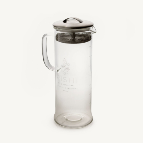 Rishi Tea Pitcher Simple Brew Glass, 1L