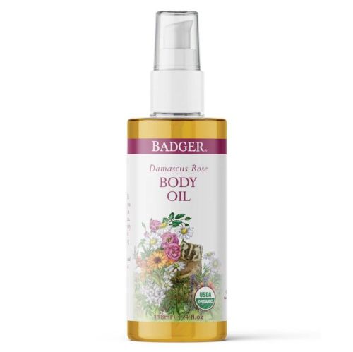 Badger Damascus Rose Body Oil, 113g