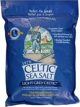Celtic Sea Salt Light Grey Resealable Bag, 5lb