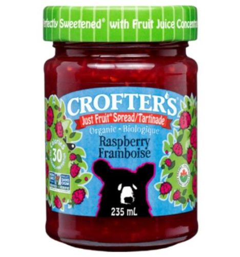 Crofter's Organic Just Fruit Raspberry, 235mL