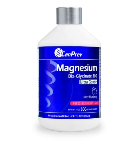 Canprev Magnesium Bis·Glycinate 300 Ultra Gentle - Juicy Blueberry, 500 ml 