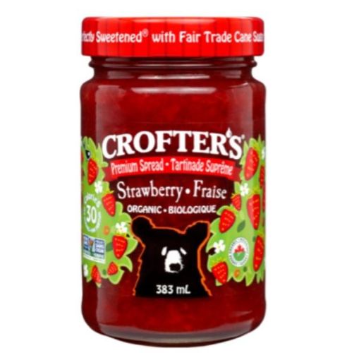 Crofter's Organic Strawberry Spread, 383mL