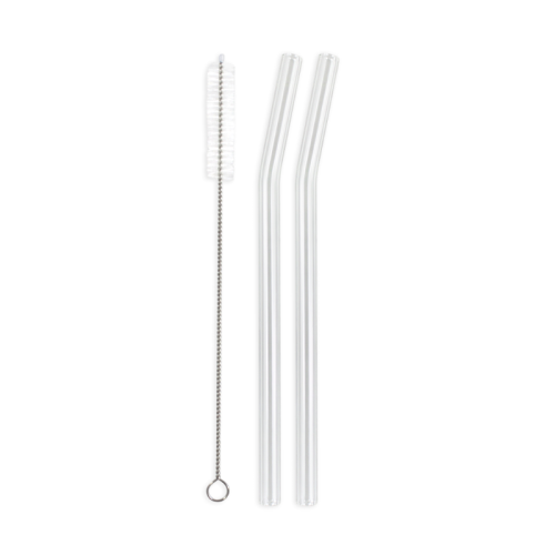 Enviro Glass Straws Combo Reg. Straws 6" Bent