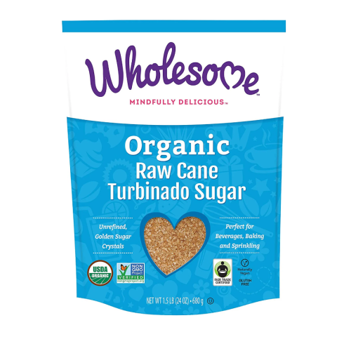 Wholesome Sweetener Org Demerara(Turbinado) Sugar, 680g