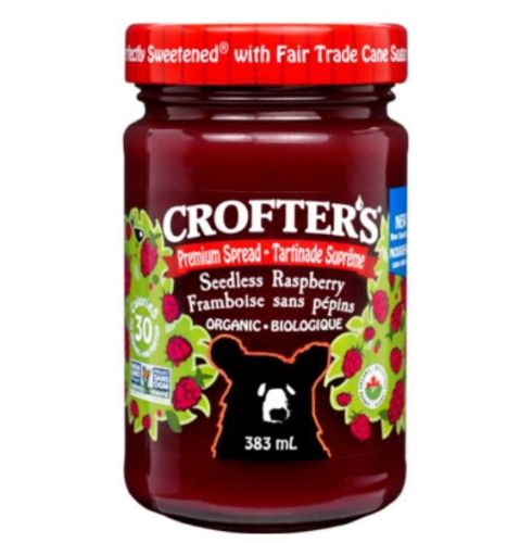 Crofter's Organic Raspberry Spread, 383mL