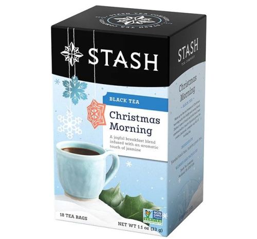 Stash Tea Christmas Morning Black & Green, 18bg