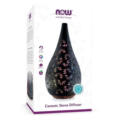 Now Foods Ultrasonic Diffuser - Black Ceramic Stone