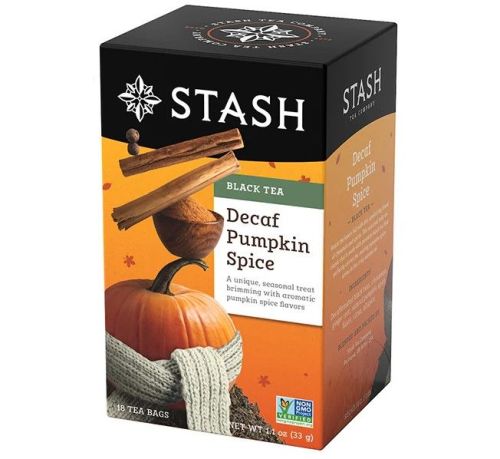 Stash Tea Decaf Pumpkin Spice Tea, 18bg