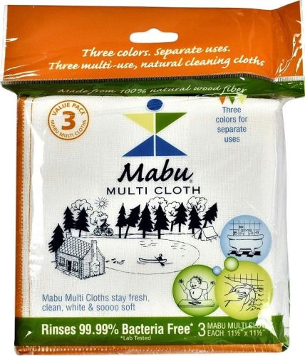 Mabu Cloth Mabu Multi Wood Fiber Cloth 3pk