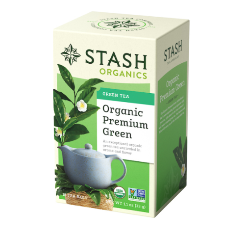 Stash Tea Org Premium Green Tea, 18bg