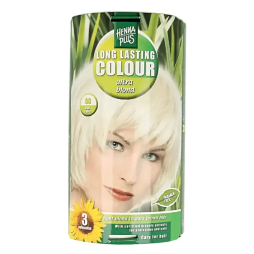 Hennaplus Long Lasting Ultra Blond 00 Coupe Soleil, 140ml