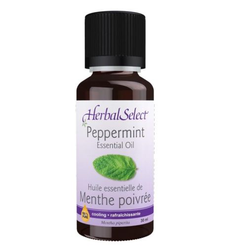 Herbal Select Peppermint Oil, 100% pure, 30mL