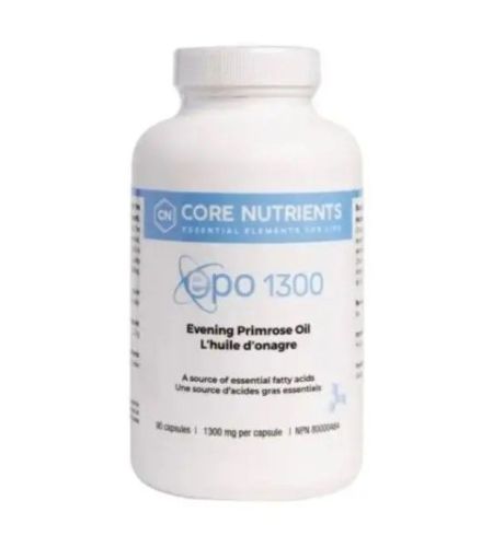Core Nutrients EPO 1300mg, 90 Capsules