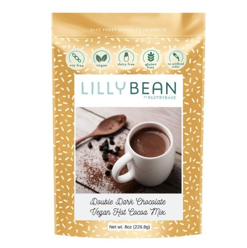 Lilly Bean Double Dark Chocolate Vegan HotChoc Mix, 226g