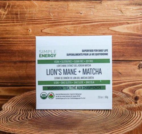 Two Hills Tea Org Lion's Mane + Matcha, 60g