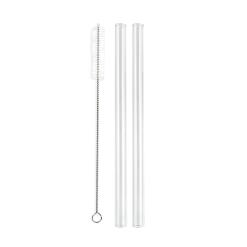 Enviro Glass Straws Combo Smoothie Straws 8" Straight