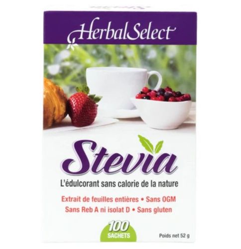 Herbal Select Stevia Packets Natural, 0.5g*100