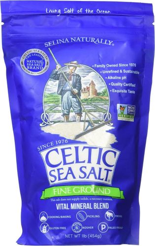 Celtic Sea Salt Fine Ground Resealable Bag, 227g