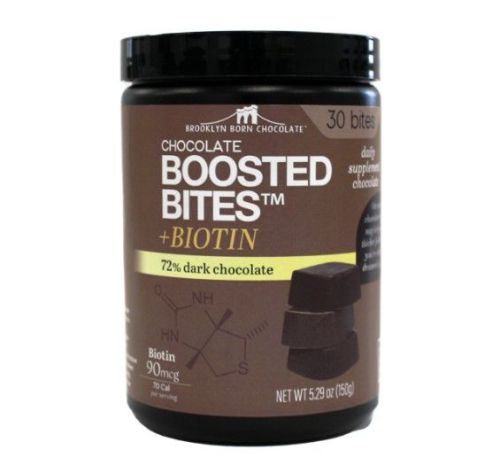 Brooklyn Born Chocolate 72% Dark Chocolate with Biotin, 150g