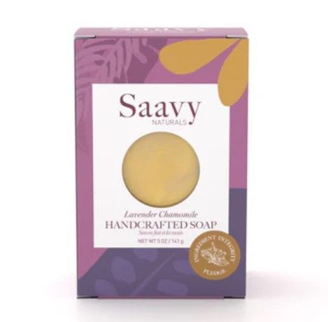 Saavy Naturals Lavender Chamomile Bar Soap, 140g