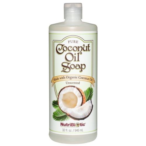 Nutribiotic Coconut Oil Soap Unscented, 946ml