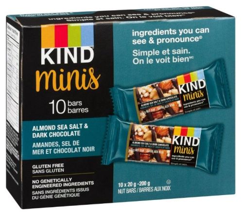 Kind Snacks Almond, SeaSalt & Dark Chocolate (10pk), 200g