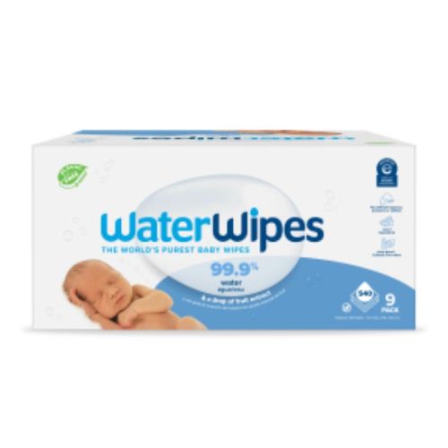 WaterWipes Baby Wipes, 540ct x 9 Pack