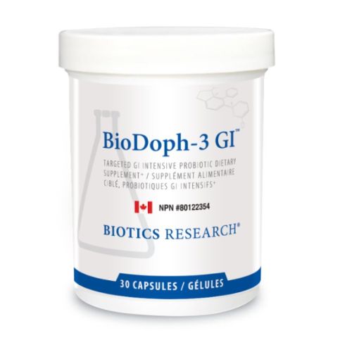 Biotics Research BioDoph-3GI, 30 Capsules