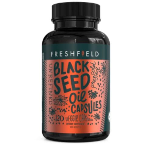 Freshfield Black Seed Oil, 120 Vegan Capsules