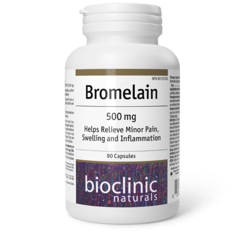 Bioclinic Naturals Bromelain 500mg, 90 Capsules