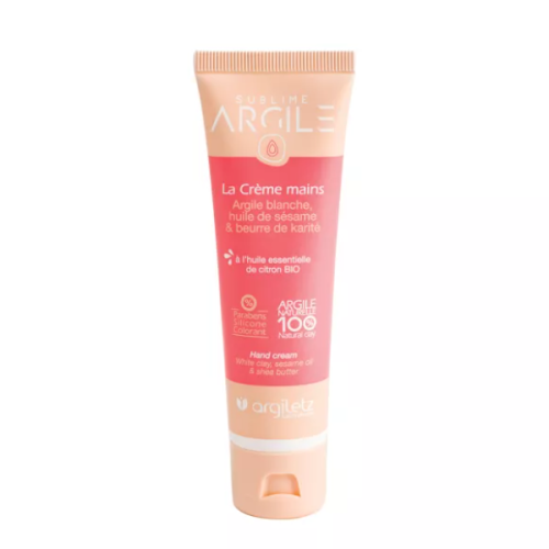 Argiletz Hand Cream - White Clay, 50 ml