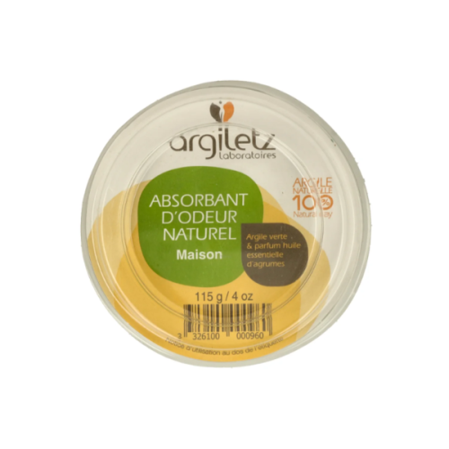 Argiletz Odour Absorber - Green Clay + Citrus, 115 g