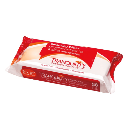 Tranquility Cleansing Cloth Alcohol Free/Hypoallergenic, 56'S