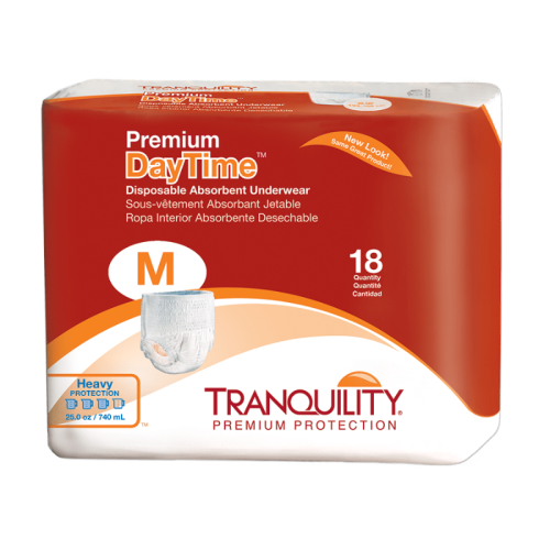 Tranquility Daytime Absorbent U/Wear Medium, 18'S