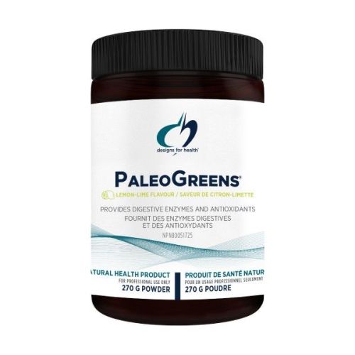 Designs for Health PaleoGreens® Lemon-Lime Powder, 270g