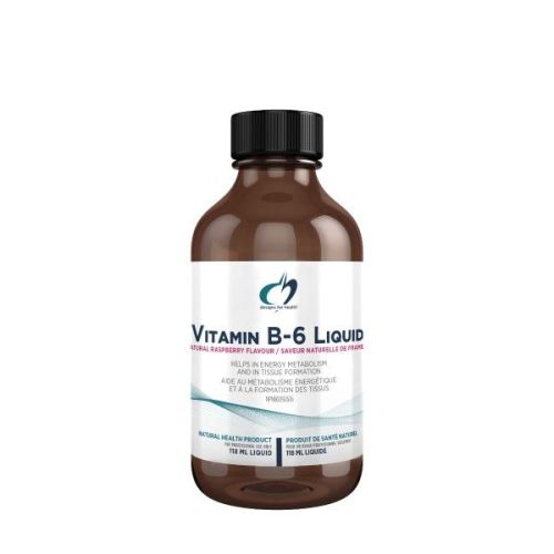 Designs for Health Vitamin B6 Liquid, 118 mL