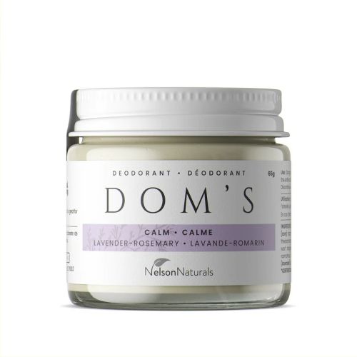 Dom's Deodorant Calm Deodorant Jar, 65g