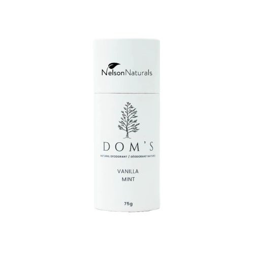 Dom's Deodorant Vanilla Mint Deodorant Stick, 75g