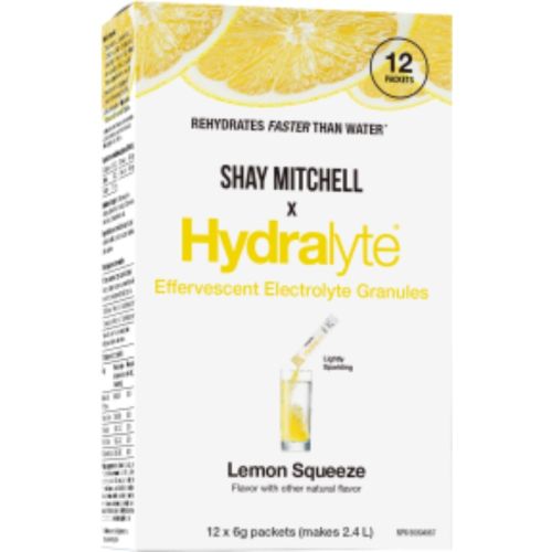 Hydralyte Electrolyte Granules Lemon Squeeze, 12ct
