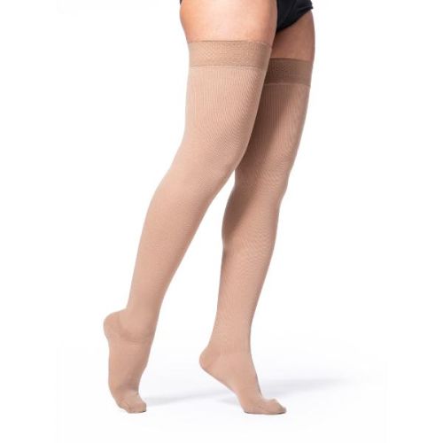 Sigvaris 232NMLW-66 Pair Thigh High 20-30mm Light Beige, ML