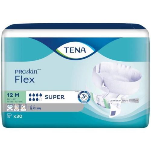 Tena Flex Belted Brief Super Size 12, 28-42