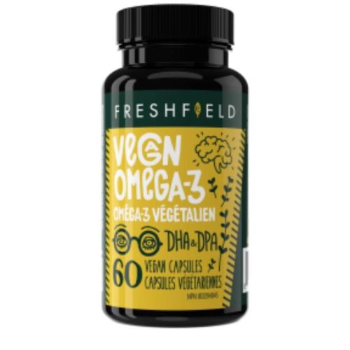Freshfield Vegan Omega-3 DHA + DPA, 60 Vegan Capsules
