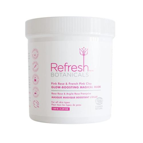 Refresh Botanical Glow-Boosting  Magical Clay Mask With Pink Rose & French Pink Clay, 150g