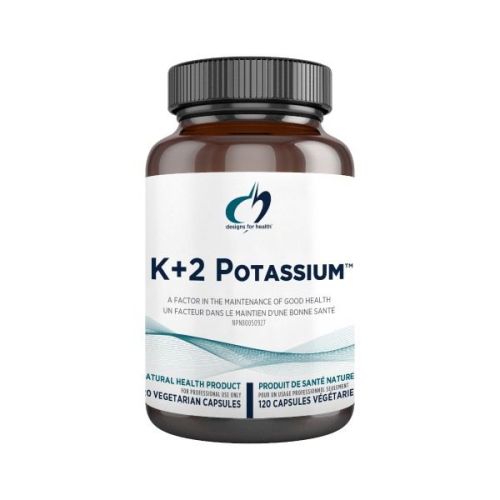 Designs For Health K+2 Potassium, 120 Capsules
