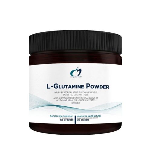 Designs for Health L-Glutamine, 250g Powder