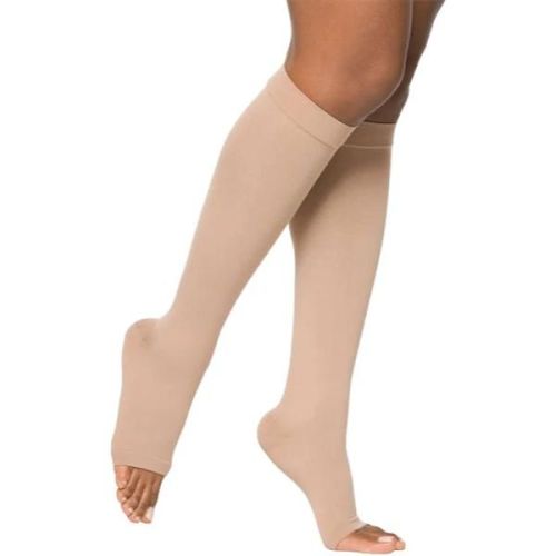 Sigvaris 862CSSO-66/S Pair Calf W/Grip 20-30mm Light Beige, SS