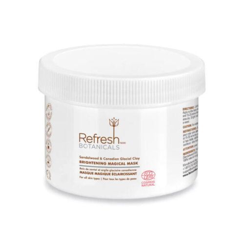 Refresh Botanical Brightening Clay Mask With Indian Sandalwood & Canadian Glacial Clays, 200g