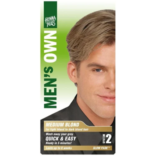 Hennaplus Men's Own Medium Blond, 80ml